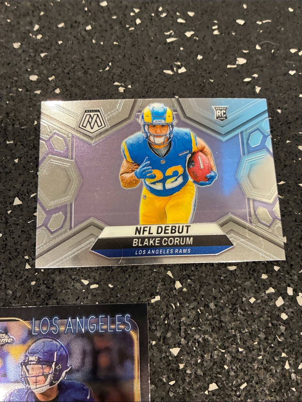 Topps Football Card Lot with Blue and Yellow Accents - Picture 4 of 7